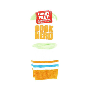 Gamago Funny Feet Toddler Socks Book Nerd