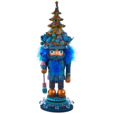 18 In Hollywood Blue With Tree Nutcracker