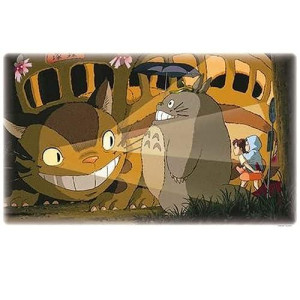 My Neighbor Totoro Jigsaw Puzzle Arrives On A Cat Bus 1000 Piece (1000-227)