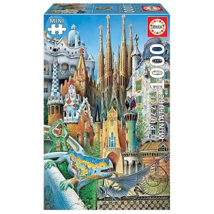 Educa Gaudi Collage Miniature Puzzle (1000 Piece)