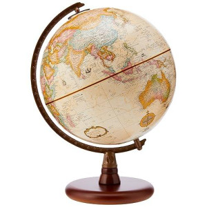 Replogle Globes Quincy Globe, Antique English, 9-Inch Diameter