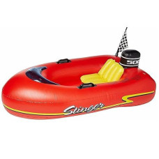 Swimline Speedboat Inflatable Kids Float, Red