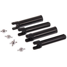 Traxxas 1951 Half Shafts, Long Truck (External-Splined (2) & Internal-Splined (2) Metal U-Joints (4)