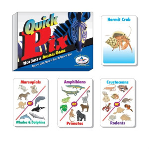 TaliCor Quick Pix Animals - Fun Educational Animal Cards