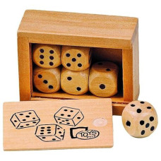 Toys Pure Cube Box Game With 6 Wooden Cubes