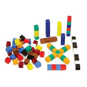 Unifix Cubes, Ten Assorted Colors, Set Of 500