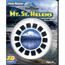 View-Master 3D Mt St Helens Card Set - 3-Reel