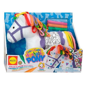 ALEX Toys Color and Cuddle Washable Pony Craft Activity