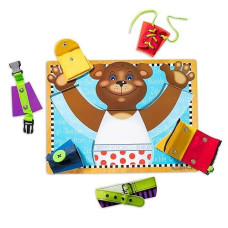 Melissa & Doug Wooden Skills Puzzle Board - Activity Toy