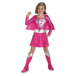 Rubies Child'S Dc Comics Pink Supergirl Costume, Small