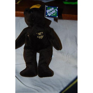 Salvino'S Bamm Beano'S - Babe Ruth #3 Chocolate Colored Bear With Crown