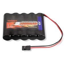 Tenergy Nimh Receiver Rx Battery With Hitec Connectors 6V 2000Mah High Capacity Rechargeable Battery Pack For Rc Airplanes/Rc Aircrafts And More