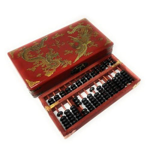 Vintage Chinese Wooden Bead Arithmetic Abacus W. Instruction