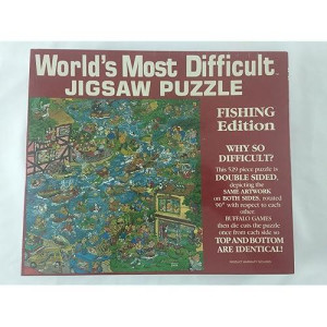 Buffalo Games Worlds Most Difficult Jigsaw Puzzle Fishing 529 Pieces