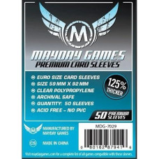 Mayday Games Clear Premium Card Sleeves - 50 pcs