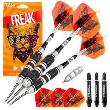 Viper "The Freak" Steel Tip Darts, Grooved Barrel, 22 Grams