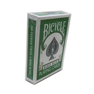 Mms Cards Bicycle Green Back Uspcc Trick