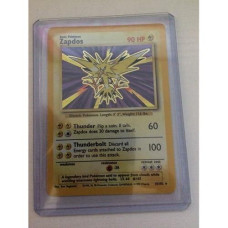 Zapdos Base 1 Set - Pokemon Basic Card 16/102 Holo Foil