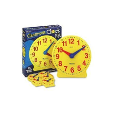 Learning Resources Classroom Clock Kit Clock,Classroom Kit (Pack Of2)