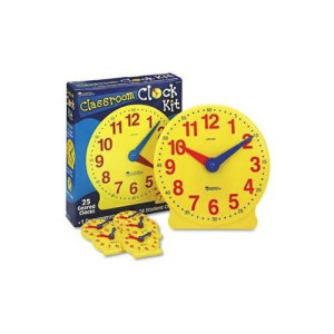 Learning Resources Classroom Clock Kit Clock,Classroom Kit (Pack Of2)