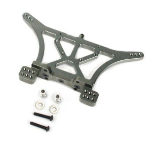 Atomik Rc Alloy Rear Shock Tower, Grey Fits The Traxxas 1/10 Slash And Other Traxxas Models - Replaces Traxxas Part 3638