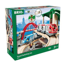 BRIO World Travel Switching Set - 42 Piece Wooden Train Toy