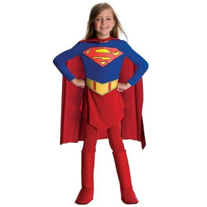 Rubie'S Dc Comics Supergirl Child'S Costume, Red/Blue