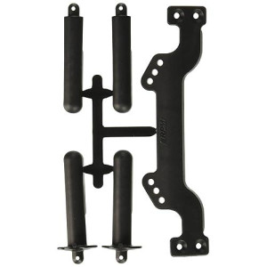 Rpm Adjustable Front Body Mounts Posts For Slash, Rustler, Nitro Slash, Black