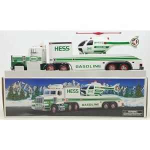 Hess Gasoline Truck Transporter With Helicopter 2006