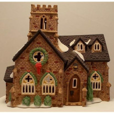 Dept 56 Lighted Knottinghill Church (#55824, Heritage Village Collection, Dickens Village Series), Retired Collectible