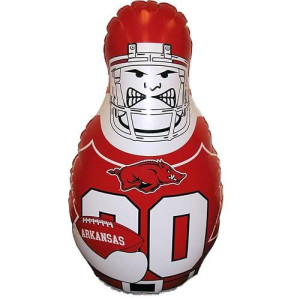 Fremont Die Ncaa Arkansas Razorbacks Bop Bag Inflatable Tackle Buddy Punching Bag, Standard: 40" Tall, Team Colors