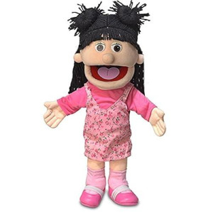 14" Susie, Peach Girl, Hand Puppet