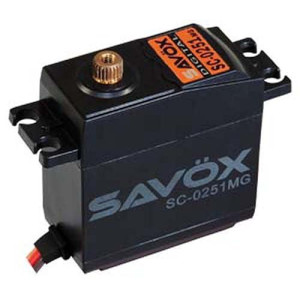 Savox Sc-0251 High Torque Metal Gear Larger Than Standard Digital Servo