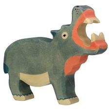 Holztiger Hippo Toy Figure