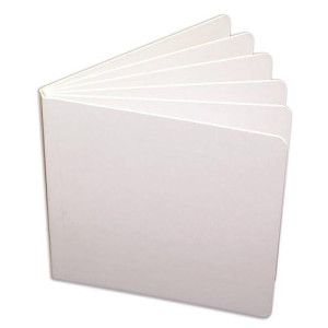 Ashley Productions Blank Chunky Thick Pages Book,White