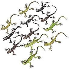 Rhode Island Novelty 5.5" Multi Color Lizards - Fun Toys