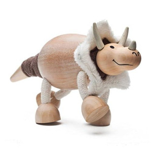 Anamalz Triceratops Wooden Toy