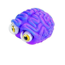 Warm Fuzzy Toys Poppin' Peeper Brain Fidget Toy, 3 Inches