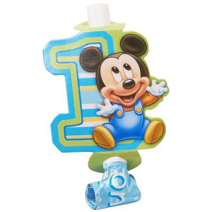 Hallmark Mickey's 1st Birthday Blowouts - 8 Count