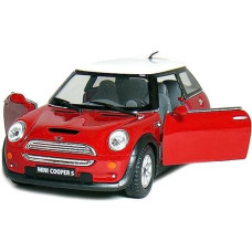 Kinsmart Mini Cooper S 5Inch 1:28Scale Die Cast Metal Model Toy Cars Red