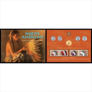 American Coin Treasures 111 Native American West Coin Stamp Collection