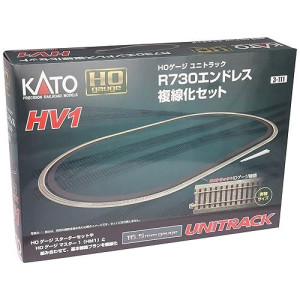 Kato Usa Model Train Products Hv1 Unitrack R730Mm Outer Oval Track