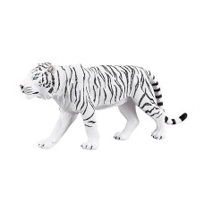 Mojo White Tiger Realistic International Wildlife Hand Painted Toy Figurine