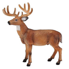 Mojo White Tailed Deer Buck Realistic International Wildlife Hand Painted Toy Figurine