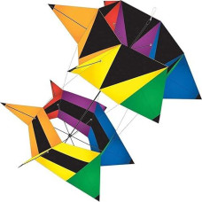 Windnsun Supersize Revolution 3D Spin Box Nylon Kite, 36 Inches Long