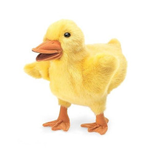 Folkmanis Yellow Duckling Hand Puppet - One Size