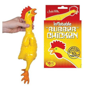 Mcphee Accoutrements Emergency Inflatable Rubber Chicken (16 1/2")