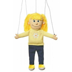 Katie Peach Girl Marionette String Puppet