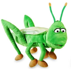 15" Silly Grasshopper, Animal Hand Puppet