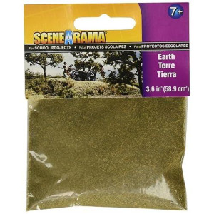 Woodland Scenics Earth 3.6 Cubic Inches, 2 Ounce (Pack Of 1)